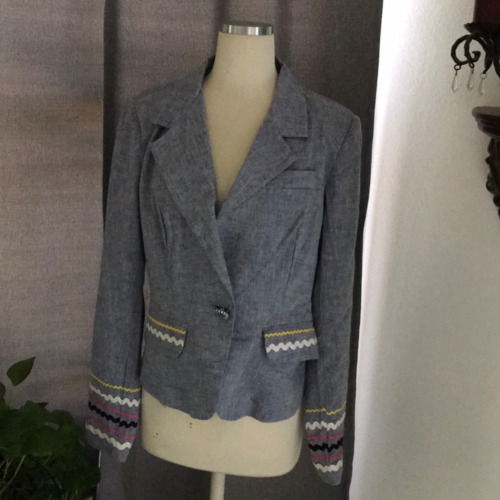 Sky blue blazer